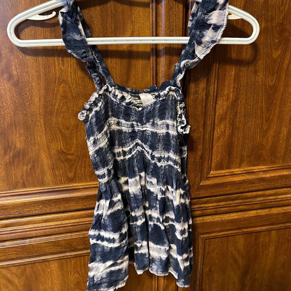 Off the shoulder tie dye tank